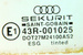 AUDI 80 B4 2.0 94r SZYBA DRZWI LEWY TYŁ SEDAN