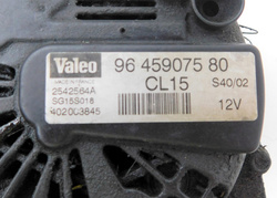 CITROEN C5 I 2.2 HDI 02r ALTERNATOR 9645907580