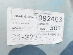VW PASSAT B5 FL 1.9 TDI PODNOŚNIK MECHANIZM SZYBY LEWY PRZÓD 3b4837751LJ