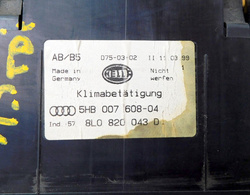 AUDI A3 8L 1.6 96-03r PANEL NAWIEWU CLIMATRONIC 