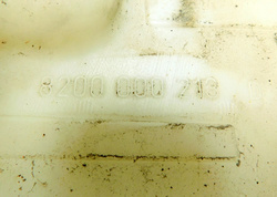 RENAULT LAGUNA II LIFT HB 05 1.9 DCI ZBIORNIK SPRYSKIWACZY 8200000213