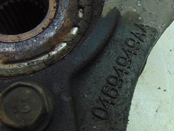 DODGE GRAND CARAVAN III 3.3 02r PIASTA PRZÓD LEWY