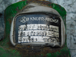 DAF CF 75.250 250KM E5 22,5 ZACISK HAMULCA LEWY PRZÓD 