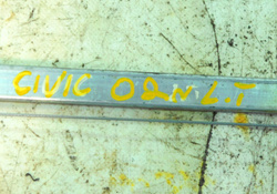 HONDA CIVIC VII 1.4 02r PODNOŚNIK MECHANIZM SZYBY LEWY TYŁ