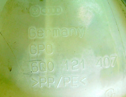 SKODA FABIA I 1.4 00r ZBIORNIK ZBIORNICZEK WYRÓWNAWCZY 6Q0121407