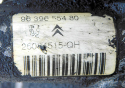 CITROEN BERLINGO PARTNER I 2.0 HDI 02r POMPA WSPOMAGANIA 9639655480