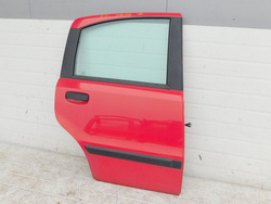 FIAT PANDA II 1.2 60KM 05r DRZWI PRAWY TYŁ CZERWONE 