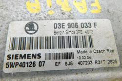 SKODA FABIA I 1.2 00r KOMPUTER STEROWNIK SILNIKA