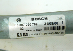 PEUGEOT 207 1.4b 5D 06r MECHANIZM SILNIK WYCIERACZEK PRZÓD 9650380780