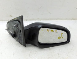 OPEL ASTRA H III 1.6 04r LUSTERKO PRAWE KOMPLETNE CZARNE Z20R 24462996 