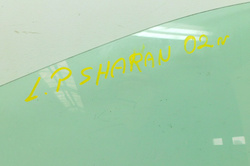 VW SHARAN I LIFT 1.9 TDI 02r SZYBA DRZWI LEWY PRZÓD