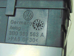VW PASSAT B5 1997r PRZEŁĄCZNIK PODGRZEWANIA FOTELA