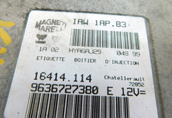 PEUGEOT 206 1.1 2004r KOMPUTER STEROWNIK SILNIKA 9636727380