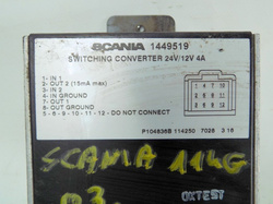 SCANIA 114G 124 03r PRZETWORNICA 1449519 24V/12V