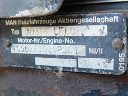 MAN LE 10.225 L2000 02r SILNIK KOMPLETNY 225KM D0836 LFL01
