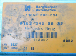 MERCEDES ML W163 2.7CDI 00r MODUŁ STEROWNIK KOMPUTER NAPĘDU A1635455032