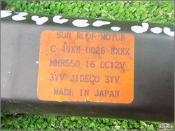 MAZDA MILLENIA S I 1994r - SILNICZEK SZYBERDACHU