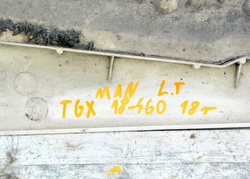 MAN TGX LIFT 2018r EURO 6 XLX OSŁONA BOCZNA BŁOTNIK LEWY TYŁ 