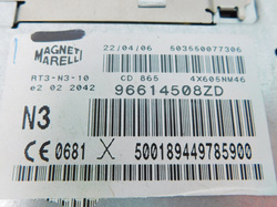 CITROEN C6 2.7 HDI 07r RADIO ODTWARZACZ NAWIGACJA 