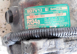 PEUGEOT 206 1.4 2001r SPRĘŻARKA POMPA KOMPRESOR KLIMATYZACJI SD7V12 