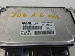 PEUGEOT 206 1.4 16V 2003r ZESTAW STARTOWY