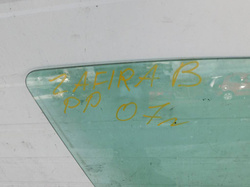OPEL ZAFIRA B 2007r SZYBA DRZWI PRAWY PRZÓD