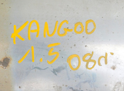 RENAULT KANGOO II 1.5 D 08r TŁUMIK WYDECH KOŃCOWY