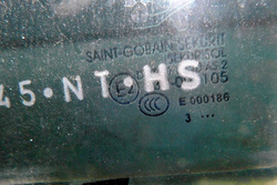 SAAB 9-3 93 II 2.2 TID 125KM 03r SZYBA DRZWI LEWY TYŁ 