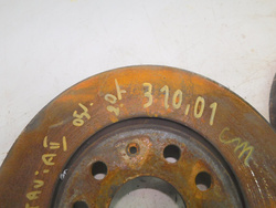 SKODA OCTAVIA II RS 2.0T 2005r TARCZE PRZÓD PARA 310mm