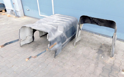 DAF XF 105 460KM 2012r WYGŁUSZENIE OSŁONA SILNIKA KABINY 1683840 KOMPLET 