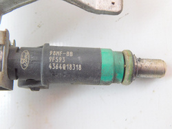  FORD FOCUS Mk2 1.6B 06r LISTWA WTRYSKOWA WTRYSKIWACZE KOMPLET 98MF-BB