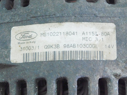 FORD FOCUS Mk1 1.8 1999r ALTERNATOR MS1022118041