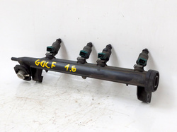 VW GOLF IV 1.6 97-03r LISTWA WTRYSKOWA WTRYSKIWACZE 06A133317A