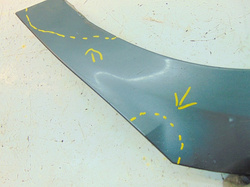 BUICK RENDEZVOUS 3.4 V6 LISTWA BŁOTNIKA LEWY PRZÓD