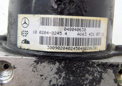 MERCEDES ML W163 2.7CDI 00r POMPA HAMULCOWA ABS ATE A1634310712