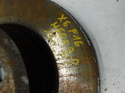 BMW X6 F16 X5 F15 M50d 3.0 381 KM 15r TARCZE HAMULCOWE TYŁ