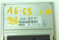AUDI A6 C5 1.8T QUATTRO 98r KOMPUTER STEROWNIK SILNIKA 4B0907557C 