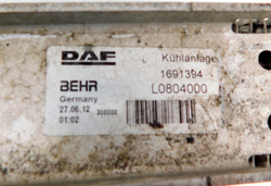 DAF XF 105 460KM 2012r COOLER INTERCOOLER CHŁODNICA POWIETRZA 1691394