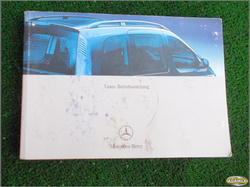 MERCEDES VANEO W414 INSTRUKCJA OBSŁUGI