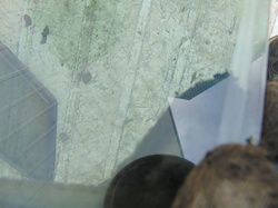 MAZDA 5 V I 2.0D 07r SZYBA DRZWI PRZÓD PRAWY