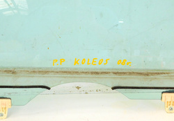 RENAULT KOLEOS I 2.0D 09r SZYBA DRZWI PRAWA PRZÓD