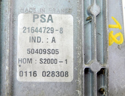 CITROEN XSARA PICASSO 1.8 01 STEROWNIK KOMPUTER SILNIKA 9641338980 21644729