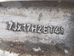 OPEL VECTRA C LIFT FELGA ALUMINIOWA 17 CALI 5X110 13183227 7J ET41 RONAL