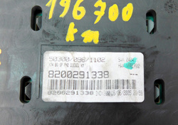 RENAULT LAGUNA II LIFT  05 1.9DCI LICZNIK ZEGARY PRĘDKOŚCIOMIERZ 8200291338