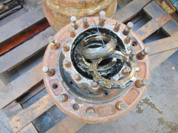 VOLVO FH12 380 97r PIASTA BĘBEN LEWY TYŁ