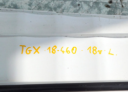 MAN TGX LIFT 2018r EURO 6 XLX OWIEWKA ZAKABINOWA LEWA STELAŻ MOCOWANIE 