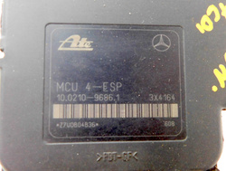 MERCEDES ML W163 2.7CDI 00r POMPA HAMULCOWA ABS ATE A1634310712