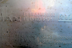 MAN TGX LIFT 2018r EURO 6 XLX KATALIZATOR DPF TŁUMIK 