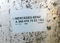 MB ACTROS MP4 12r EURO 5 ZBIORNIK PALIWA 480L 120/70/60 A9604707502