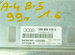 AUDI A4 B5 1.6 99r LIFT KOMPUTER STEROWNIK SILNIKA 3B0906018A